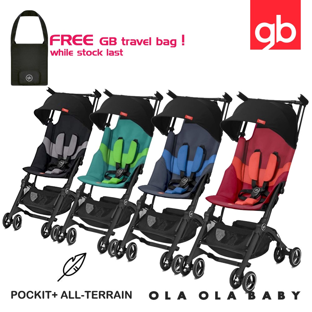 GB POCKET PLUS STROLLER LIGHTWEIGHT LAGUNA BLUE NEW IN BOX FREE SHIPPING