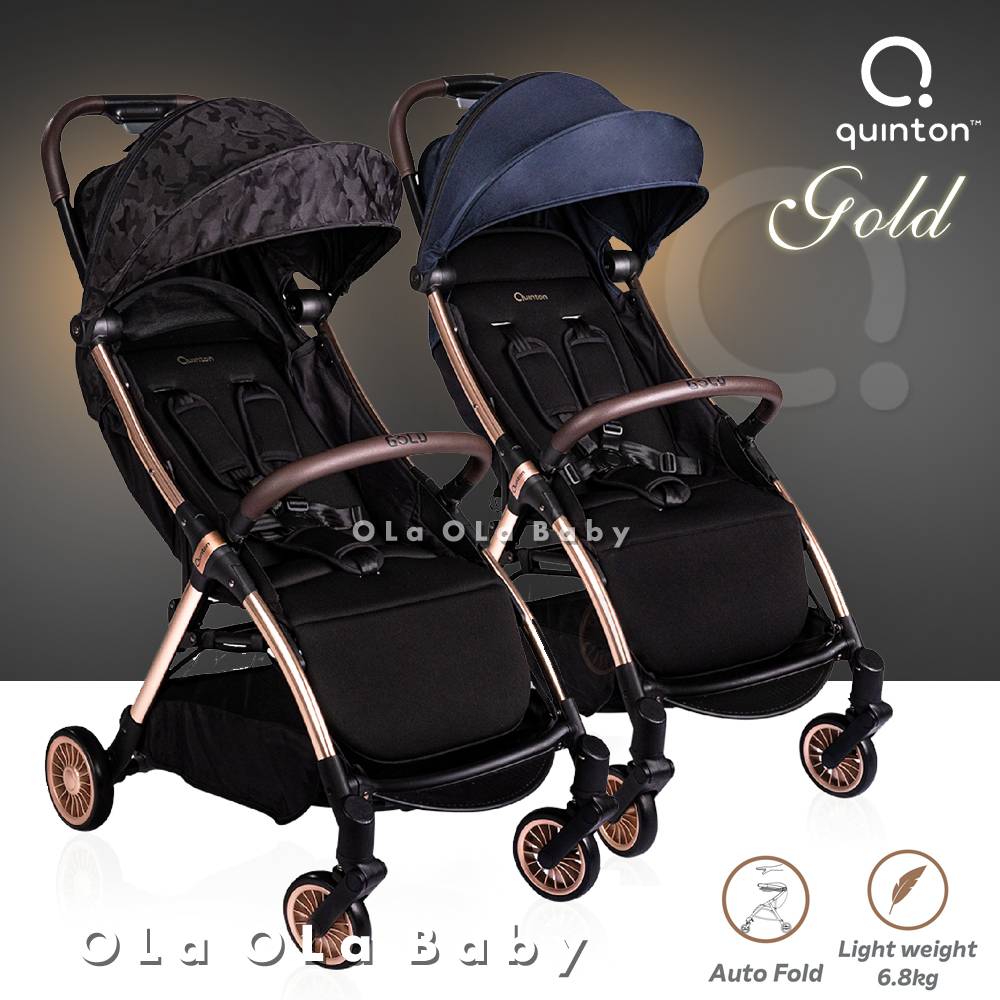 Quinton Gold Stroller - OLa OLa Baby
