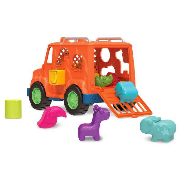 B.TOYS WONDER WHEELS VE1029Z SAFARI TRUCK SHAPE SORTER OLA OLA BABY